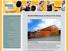 Tablet Screenshot of fitness-park-charly.de